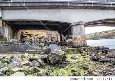 The bridge to Lettermacaward in County Donegal - Ireland The bridge to Lettermacaward in County Donegal - Ireland 64217314