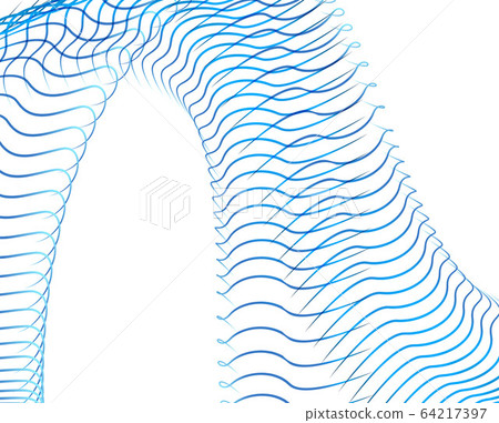 Abstract background blend wave line design for Wallpaper, Banner, Background, Card, Book Illustration, landing page 64217397