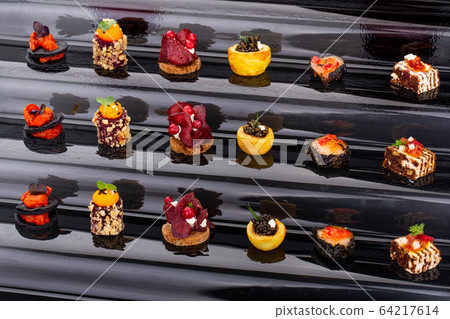 Fish and meat for visiting catering, for holidays and ceremonies, for restaurant, menu Fish and meat for visiting catering, for holidays and ceremonies, for restaurant, menu 64217614