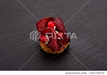 Fish and meat for visiting catering, for holidays and ceremonies, for restaurant, menu 64219035