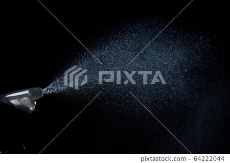 Fine water coming out of the spray Fine water coming out of the spray 64222044