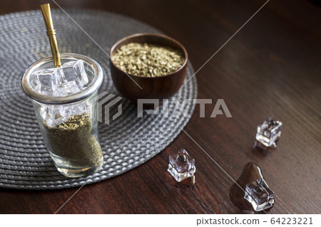 terere, frozen yerba mate drink popular in paraguay 64223221
