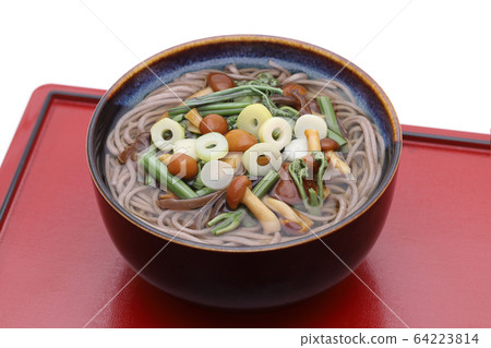 Soba wild vegetable soba Soba wild vegetable soba 64223814