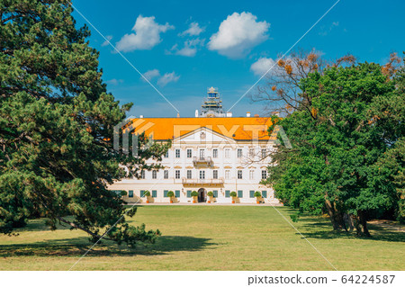 Valtice Palace historic architecture in Valtice, Czech Republic Valtice Palace historic architecture in Valtice, Czech Republic 64224587
