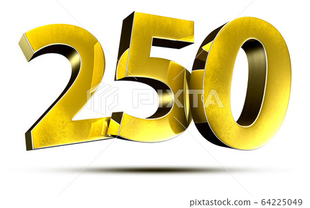 Numbers 250 3d. 64225049