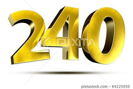 Numbers 240 3d. 64225050