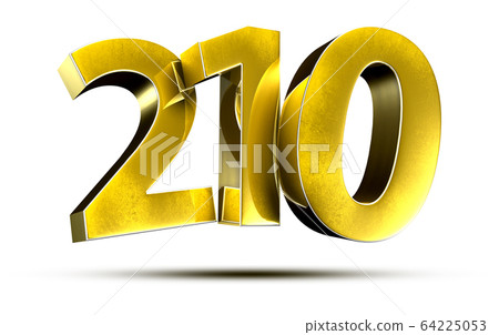 Numbers 210 3d. 64225053
