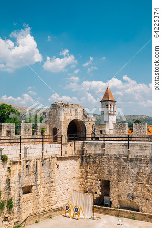 Kamerlengo castle and fortress in Trogir, Croatia 64225374