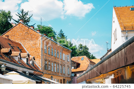 Ivana Tkalcica restaurant and cafe street in Zagreb, Croatia 64225745