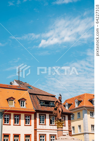 Old town Market Square in Heidelberg, Germany 64227318