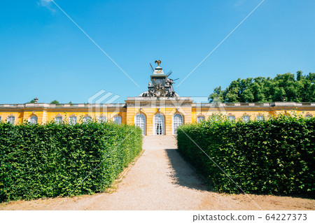 New Chambers at Sanssouci park in Potsdam, Germany New Chambers at Sanssouci park in Potsdam, Germany 64227373