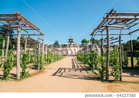 Sanssouci Picture Gallery at Sanssouci park in Potsdam, Germany Sanssouci Picture Gallery at Sanssouci park in Potsdam, Germany 64227388