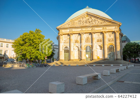 St. Hedwig's Cathedral on the Bebelplatz in Berlin, Germany 64227412
