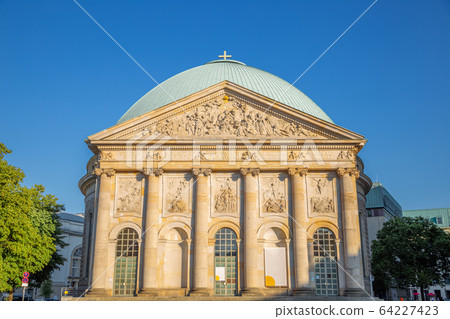 St. Hedwig's Cathedral on the Bebelplatz in Berlin, Germany St. Hedwig's Cathedral on the Bebelplatz in Berlin, Germany 64227423