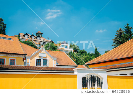 Szentendre medieval old town in Hungary 64228956