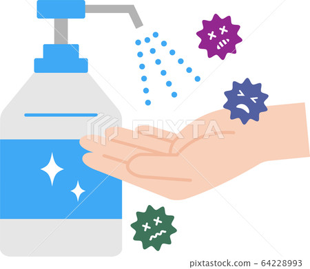 Disinfecting spray, hand germs 64228993