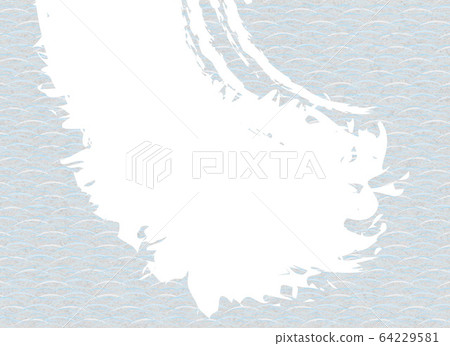 背景：日式和風日式傳統日式牆紙紋理折疊屏風麩皮灰色 64229581