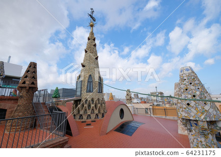 Spain Barcelona Guell House Spain Barcelona Guell House 64231175