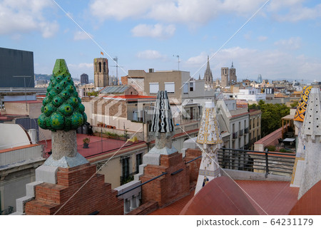 Spain Barcelona Guell House Spain Barcelona Guell House 64231179