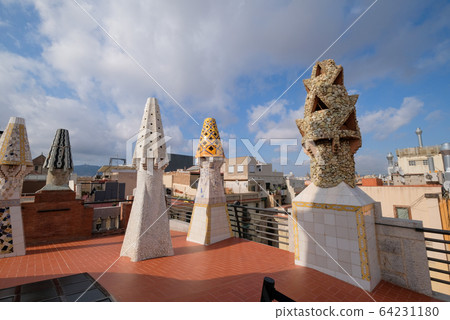 Spain Barcelona Guell House Spain Barcelona Guell House 64231180