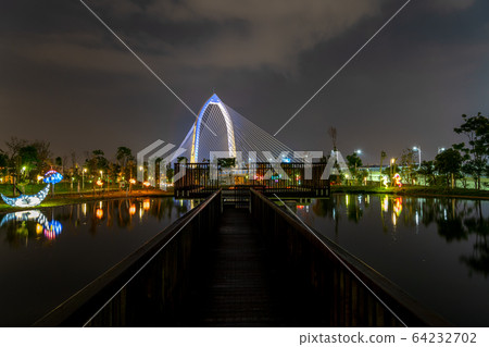 Department of Aikotobashi Night View Taichung Taiwan 64232702