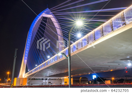 Department of Aikotobashi Night View Taichung Taiwan 64232705