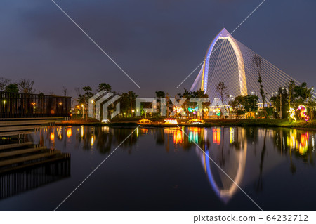 Department of Aikotobashi Night View Taichung Taiwan Department of Aikotobashi Night View Taichung Taiwan 64232712
