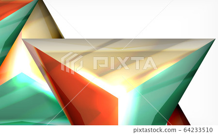 Triangle geometric vector abstract background Triangle geometric vector abstract background 64233510