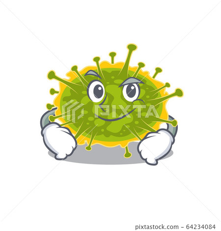 A mascot design of insthoviricetes having confident gesture A mascot design of insthoviricetes having confident gesture 64234084