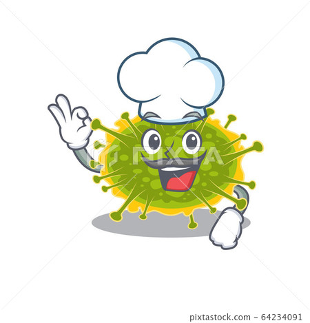 insthoviricetes chef cartoon design style wearing white hat insthoviricetes chef cartoon design style wearing white hat 64234091