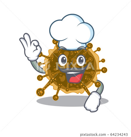 negarnaviricota chef cartoon design style wearing white hat negarnaviricota chef cartoon design style wearing white hat 64234243