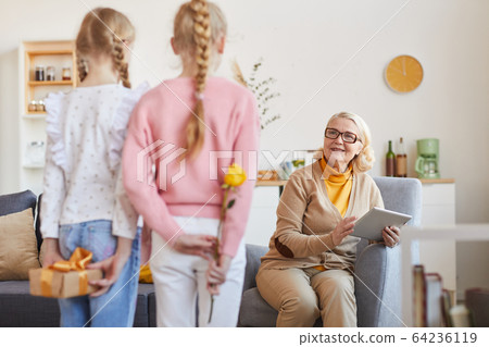 Surprise for grandmother Surprise for grandmother 64236119