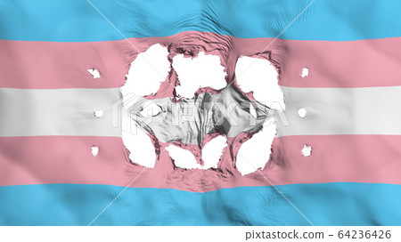 Holes in Transgender pride flag 64236426