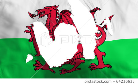 Ragged Wales flag 64236633