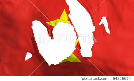 Ragged Vietnam flag Ragged Vietnam flag 64236634