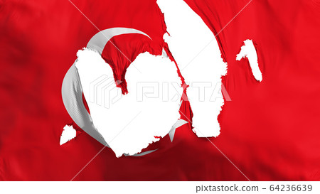 Ragged Turkey flag Ragged Turkey flag 64236639