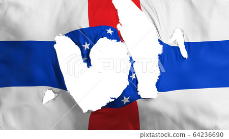 Ragged Netherlands Antilles flag Ragged Netherlands Antilles flag 64236690