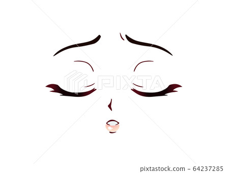 This is a illustration of Cute anime-style eyes with a sad expression Stock  Vector Image & Art - Alamy