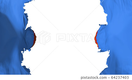 Blasted Tunis city flag Blasted Tunis city flag 64237403