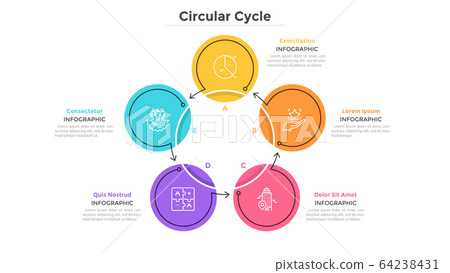 Modern Creative Infographic Template 64238431