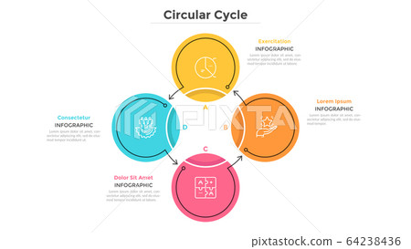 Modern Creative Infographic Template 64238436