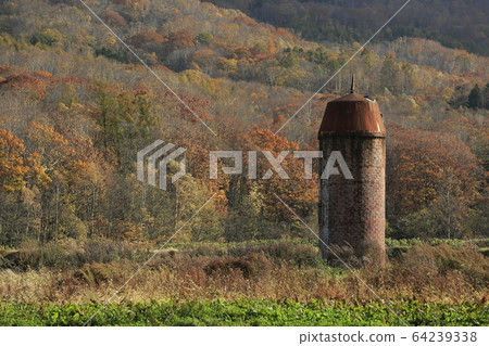 Late Autumn Silos 64239338