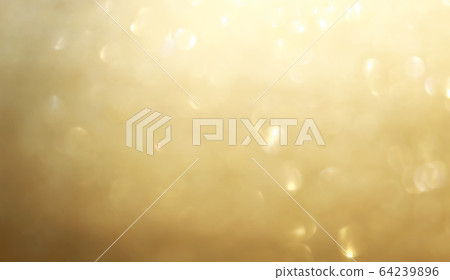 Gold glitter bokeh background texture. Element of design. 64239896