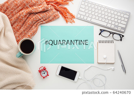 Quarantine for coronavirus covid-19 concept 64240670