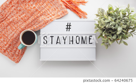 Stay home protection from coronavirus covid-19 64240675