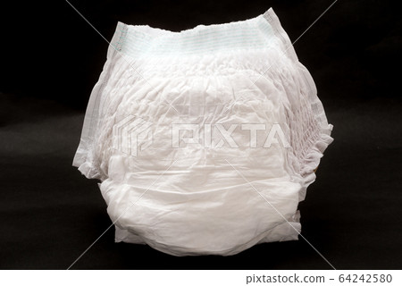 Adult diapers with black background Adult diapers with black background 64242580