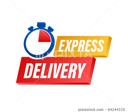 Express delivery service. Fast time delivery order 64244310