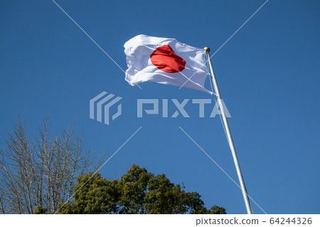 日本國旗在風中 日本國旗在風中 64244326