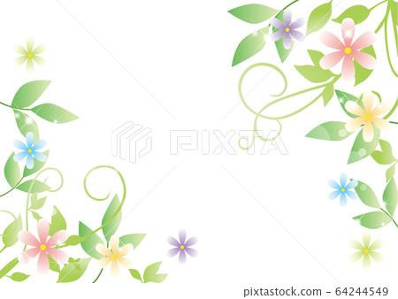 藤蔓和花_框架 藤蔓和花_框架 64244549