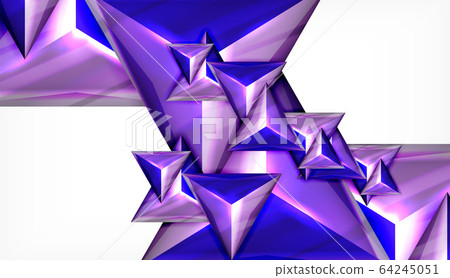 Triangle geometric vector abstract background Triangle geometric vector abstract background 64245051